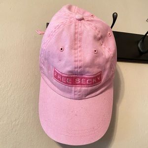 Pink baseball cap